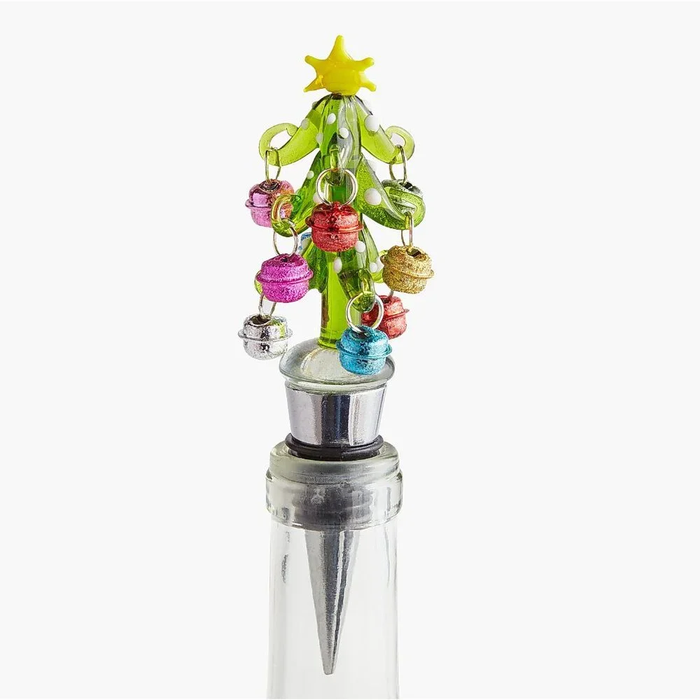 NWT Pier 1 Tree with Bells Bottle Stopper